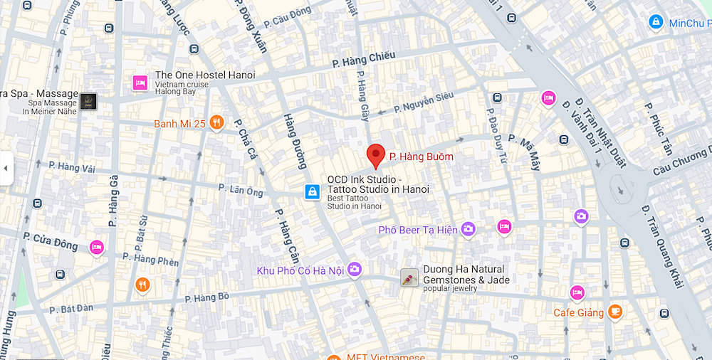 Map of Hang Buom Street